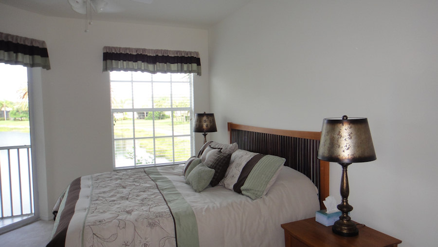 Master Bedroom Bed and View